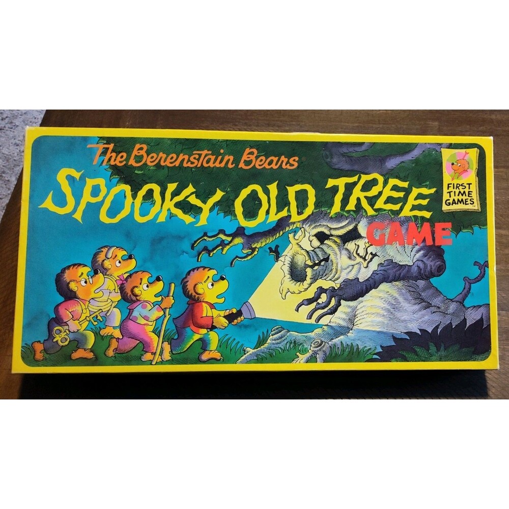 Vintage The Berenstain Bears Spooky Old Tree Board Game 1989 Complete